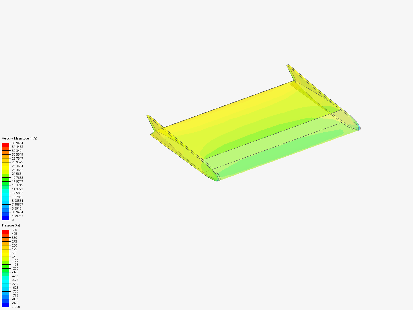 Morphing Wing Test Tunnel 2 by ttsuchida | SimScale