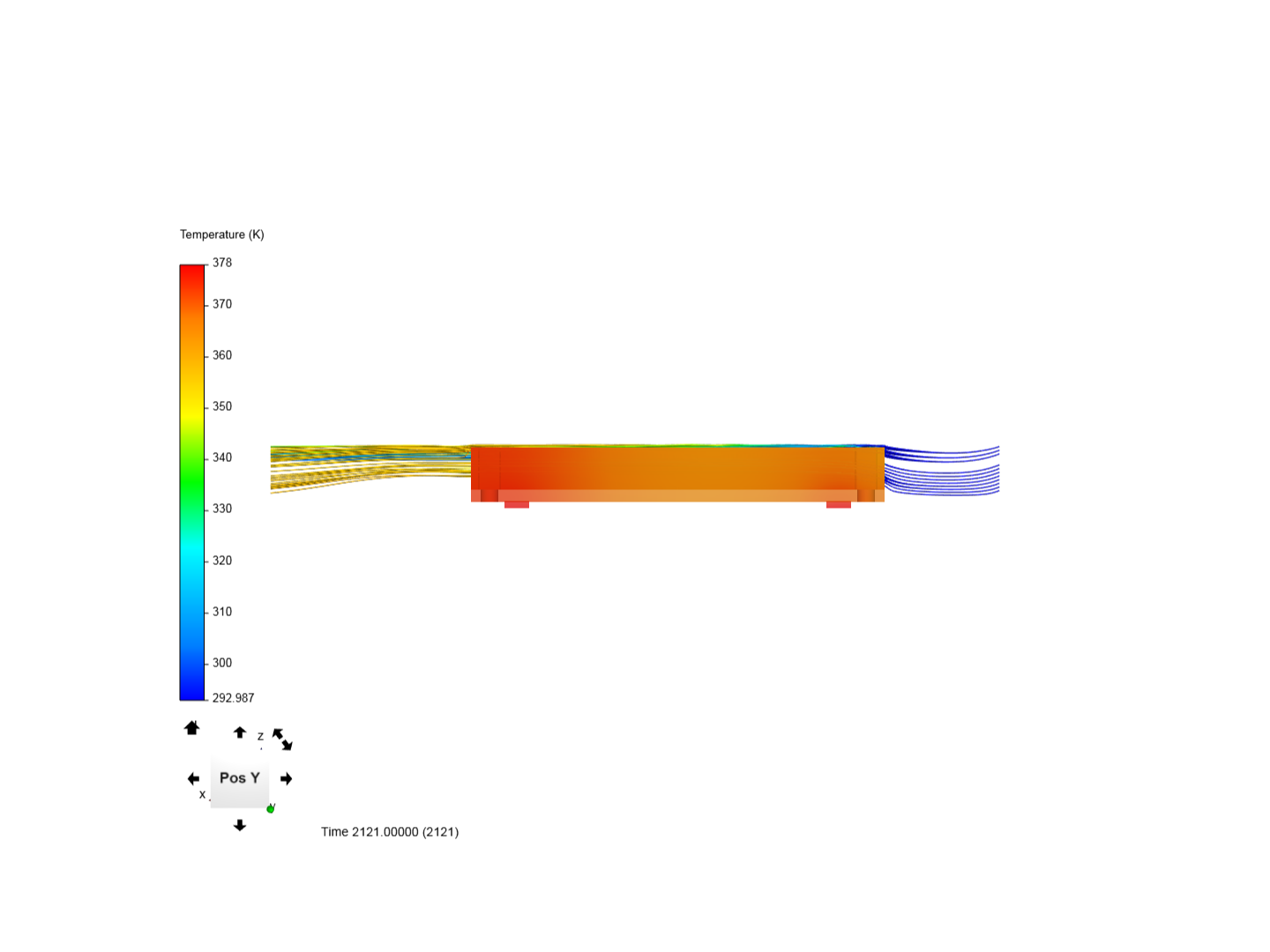 Heatsink simulation image