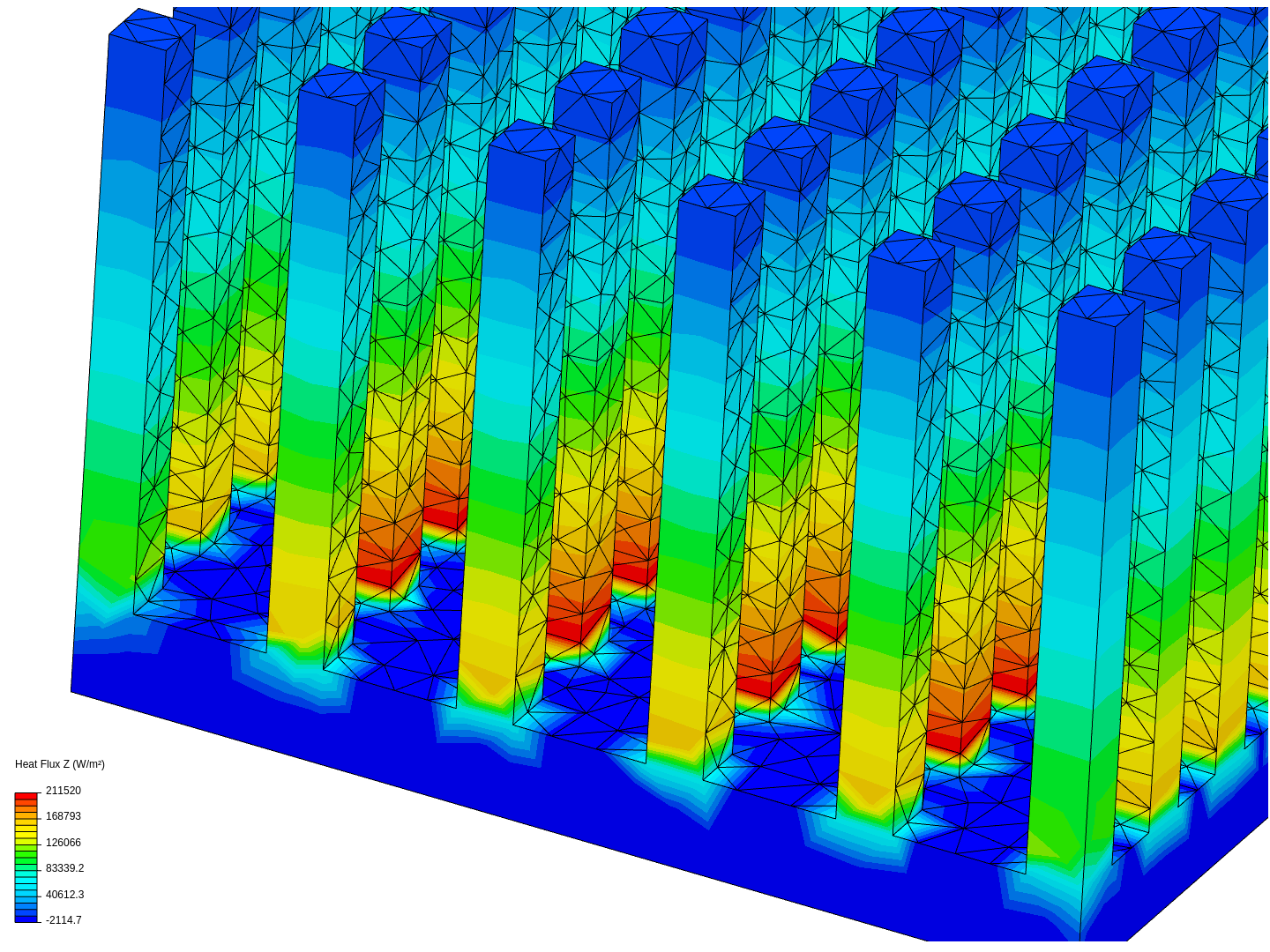 square fin by upjrflc | SimScale