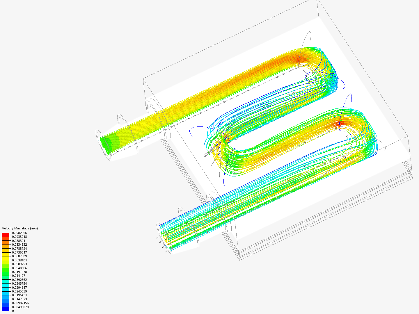 Heat Sink block CFD by uronell SimScale