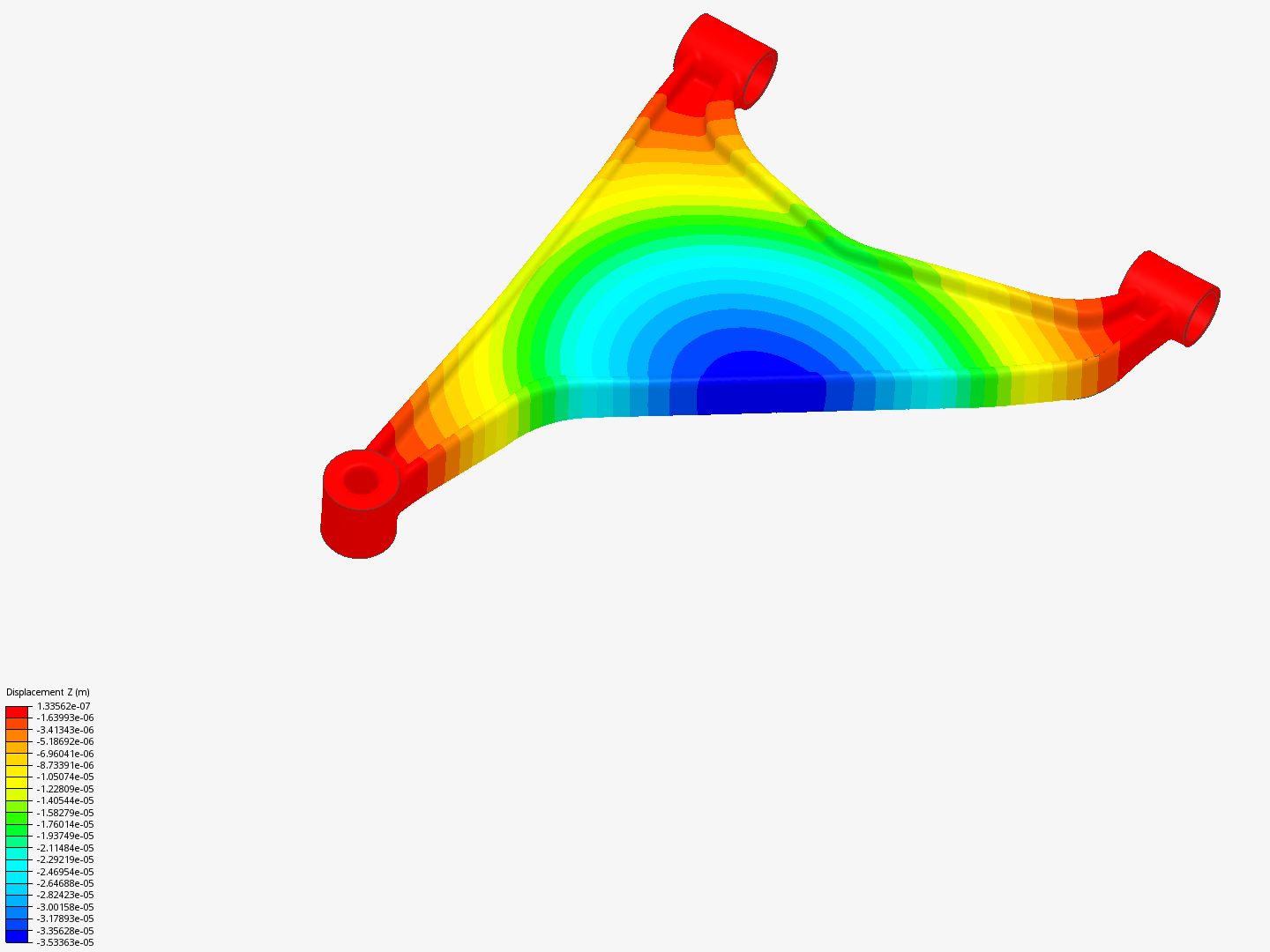 Structural analysis of lower control arm image
