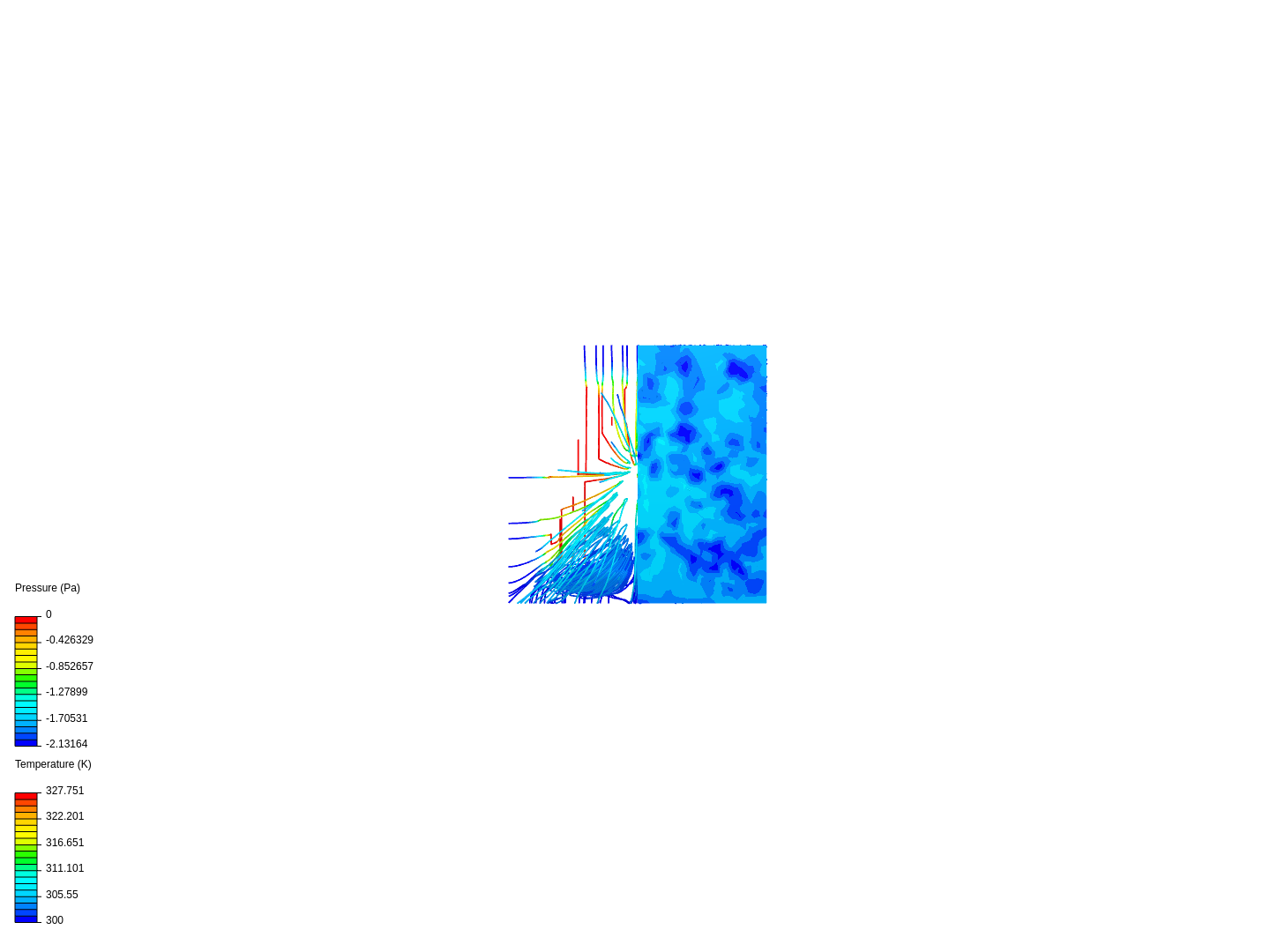 Heatsink simulation image