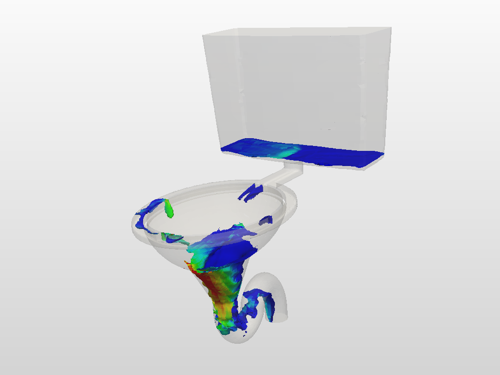 toilet flush simulation image