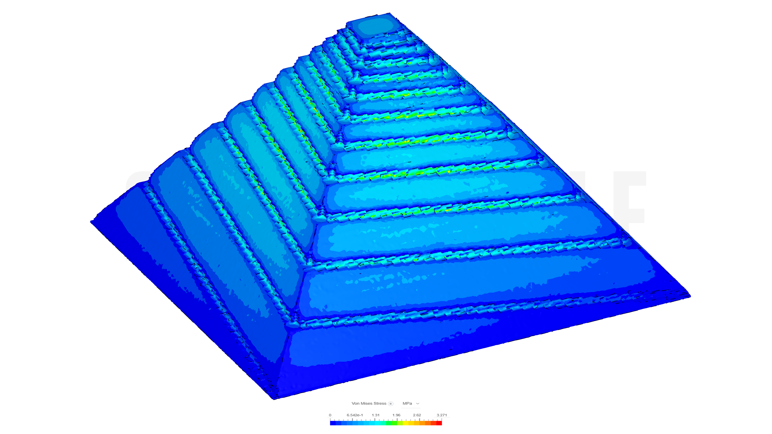 Piramide Keops 4 rampas by viroroi | SimScale