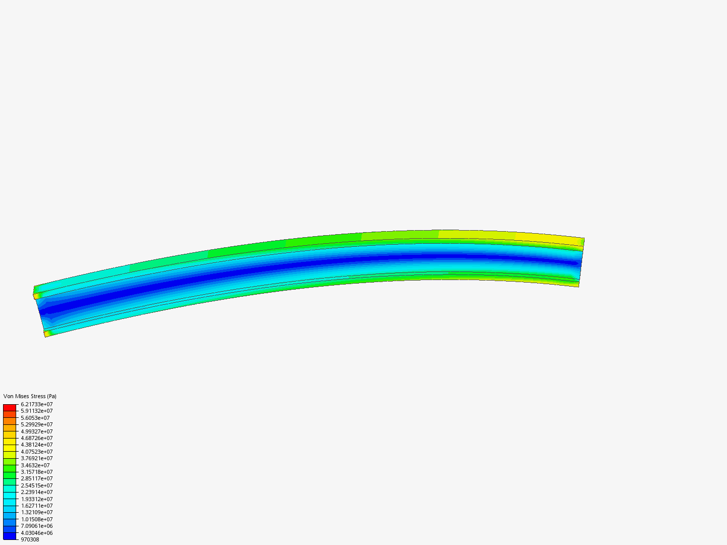 FEA Analysis of an I beam - Copy image