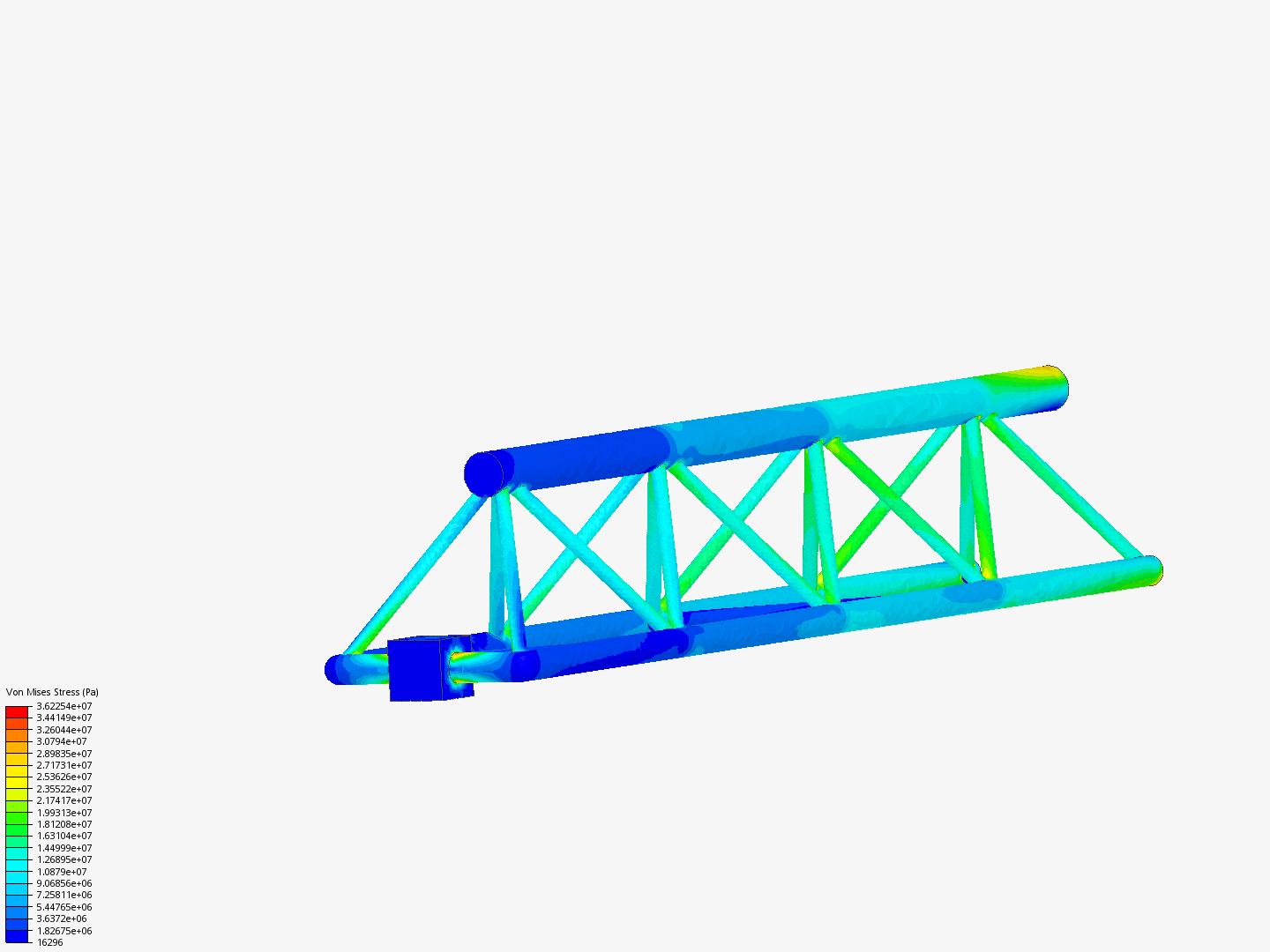 Tutorial - Linear static analysis of a crane by vkrm | SimScale