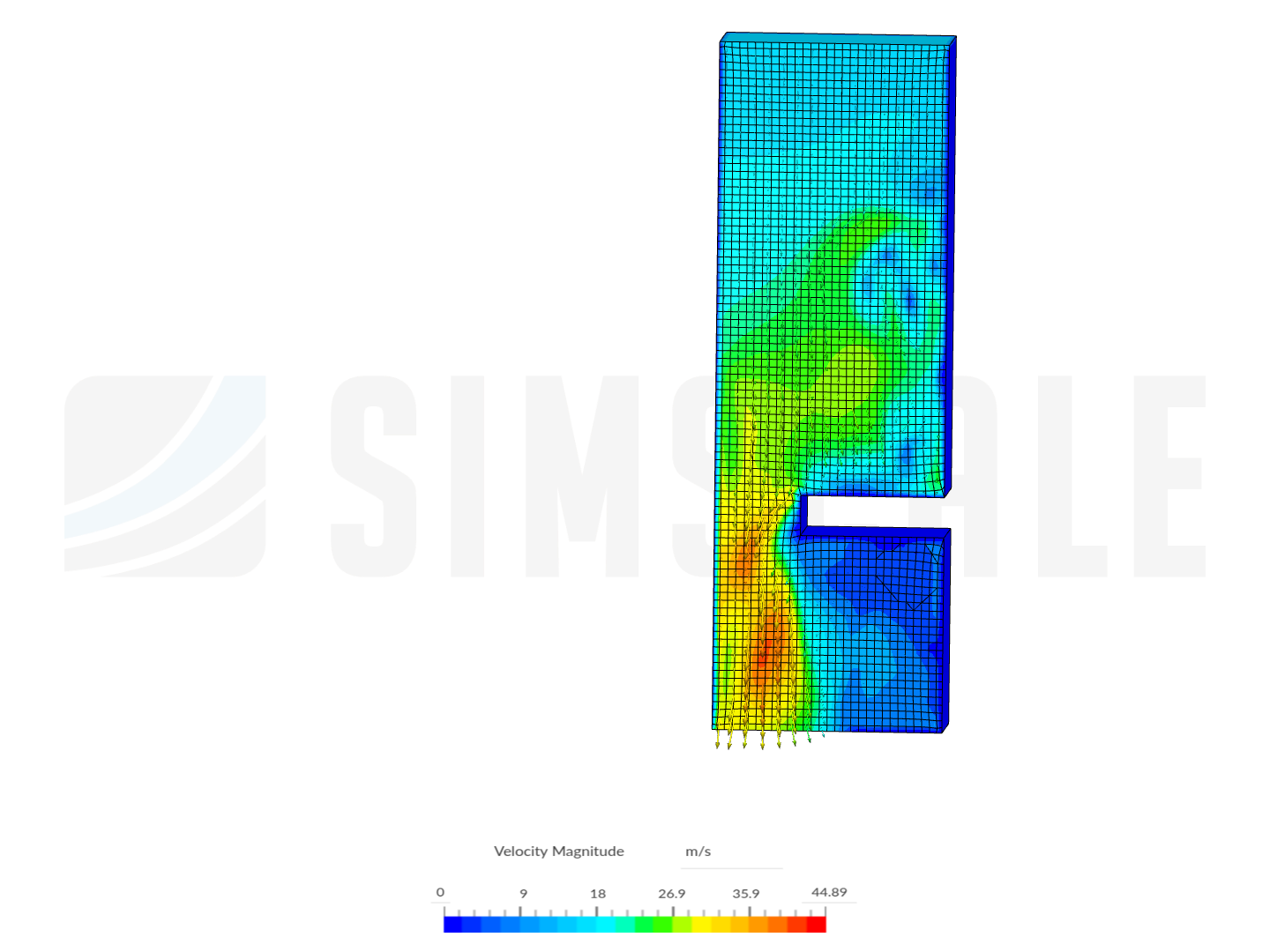 gas dispersion simulation image