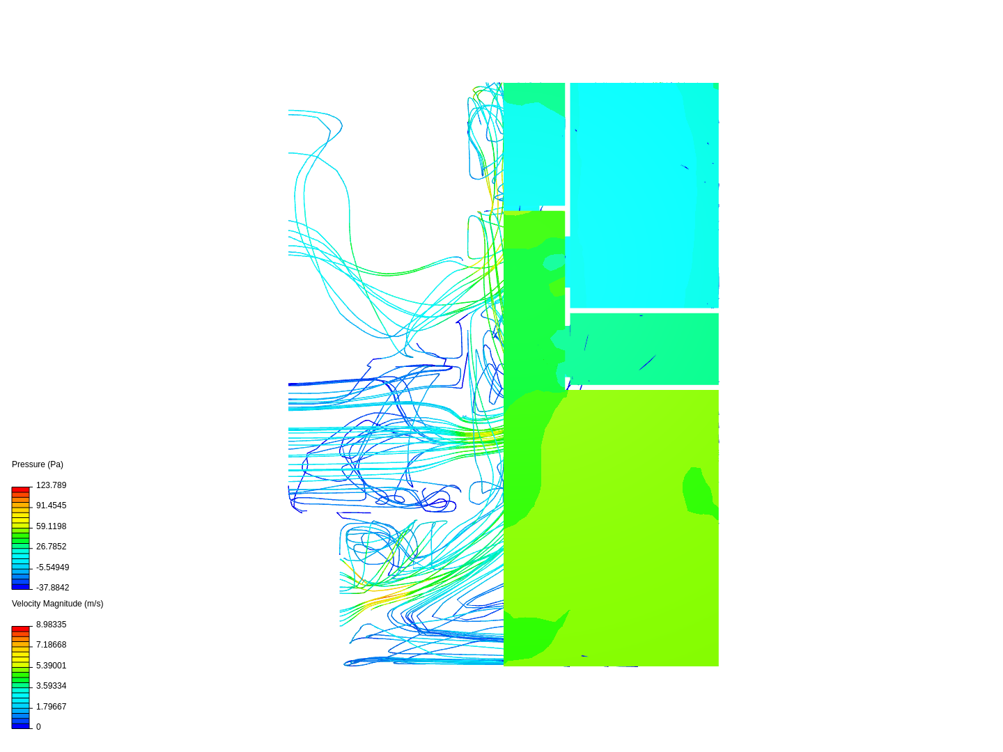 Wind flow proj by wcw | SimScale...