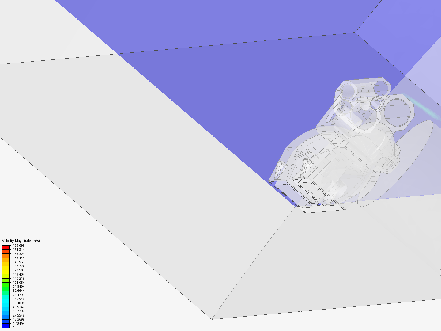 Prusa Mini Copperhead Duct by wjgood | SimScale