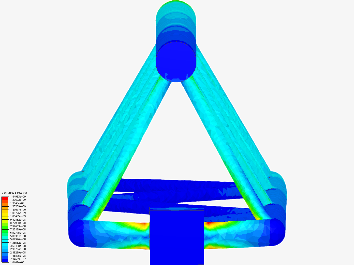 Tutorial - Linear static analysis of a crane by y_takao | SimScale
