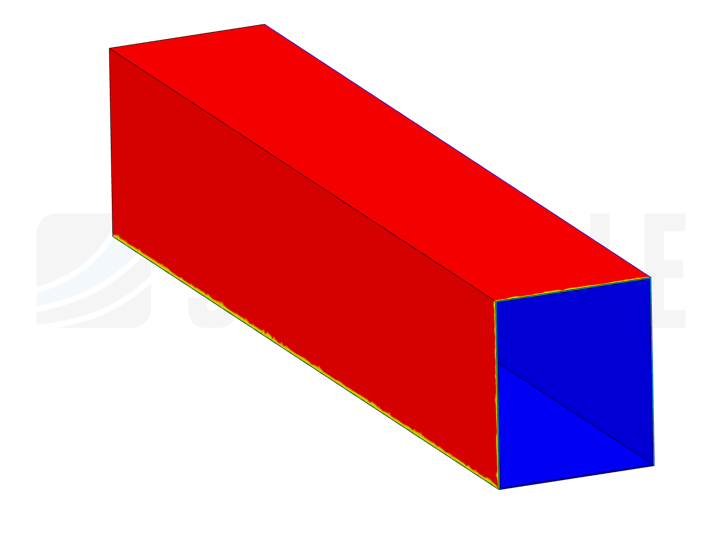 Wall thermal simulation image