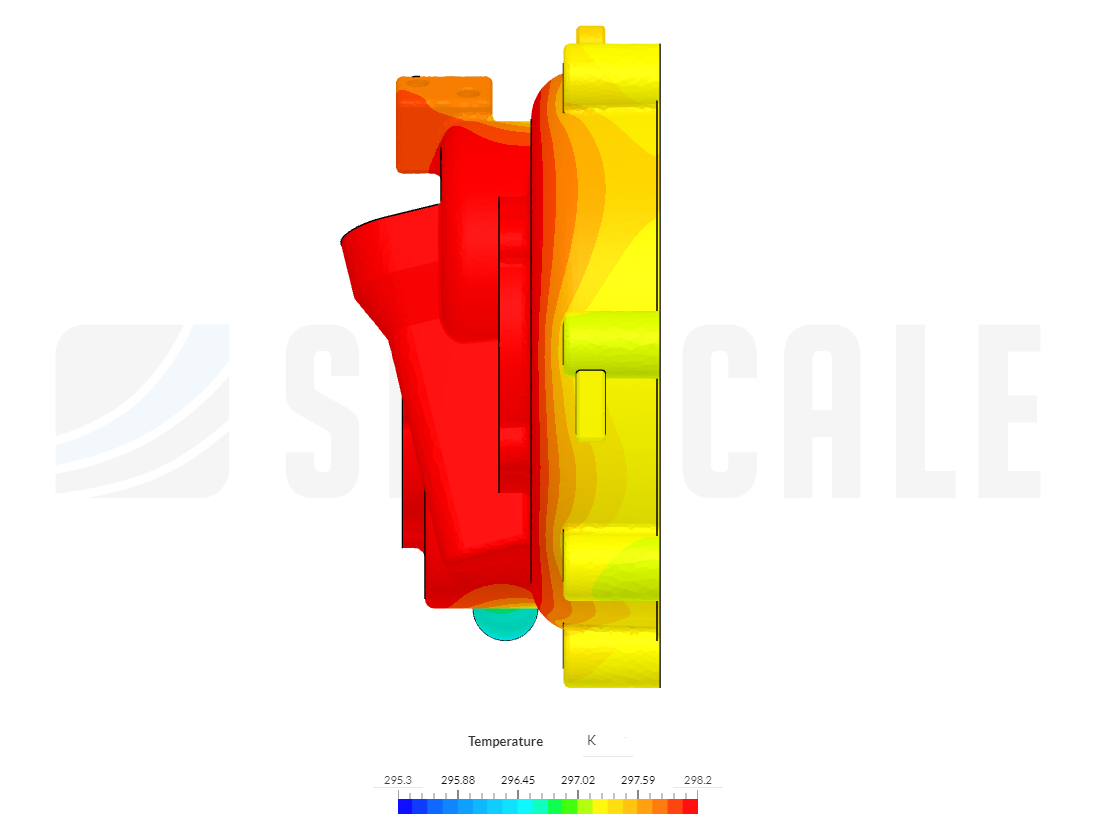 Thermal analysis on heat conduction on different material slabs. image