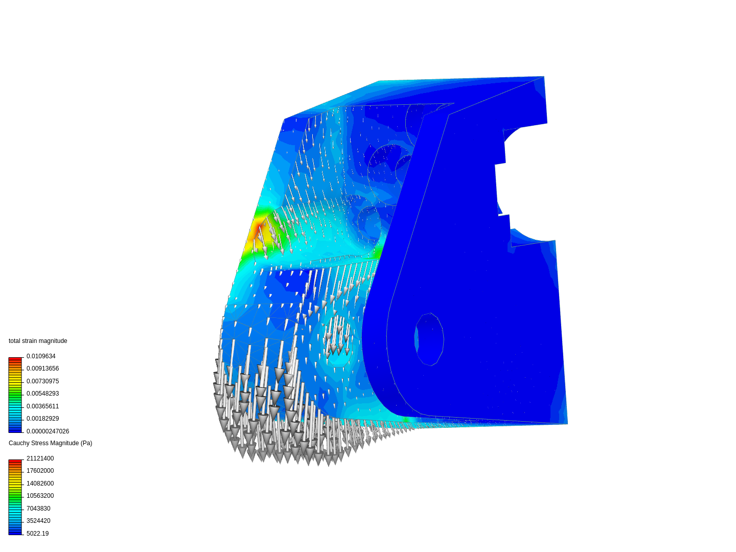 Pulley Block FEA image
