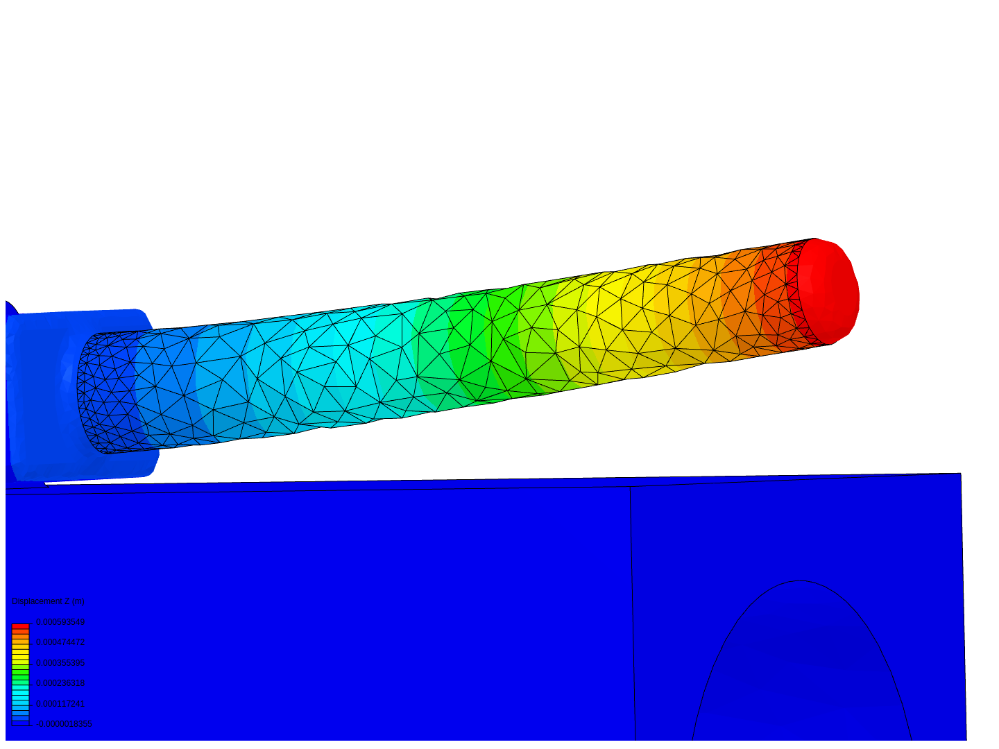 Shaft for preventing Buckle spring by zkakz123 | SimScale
