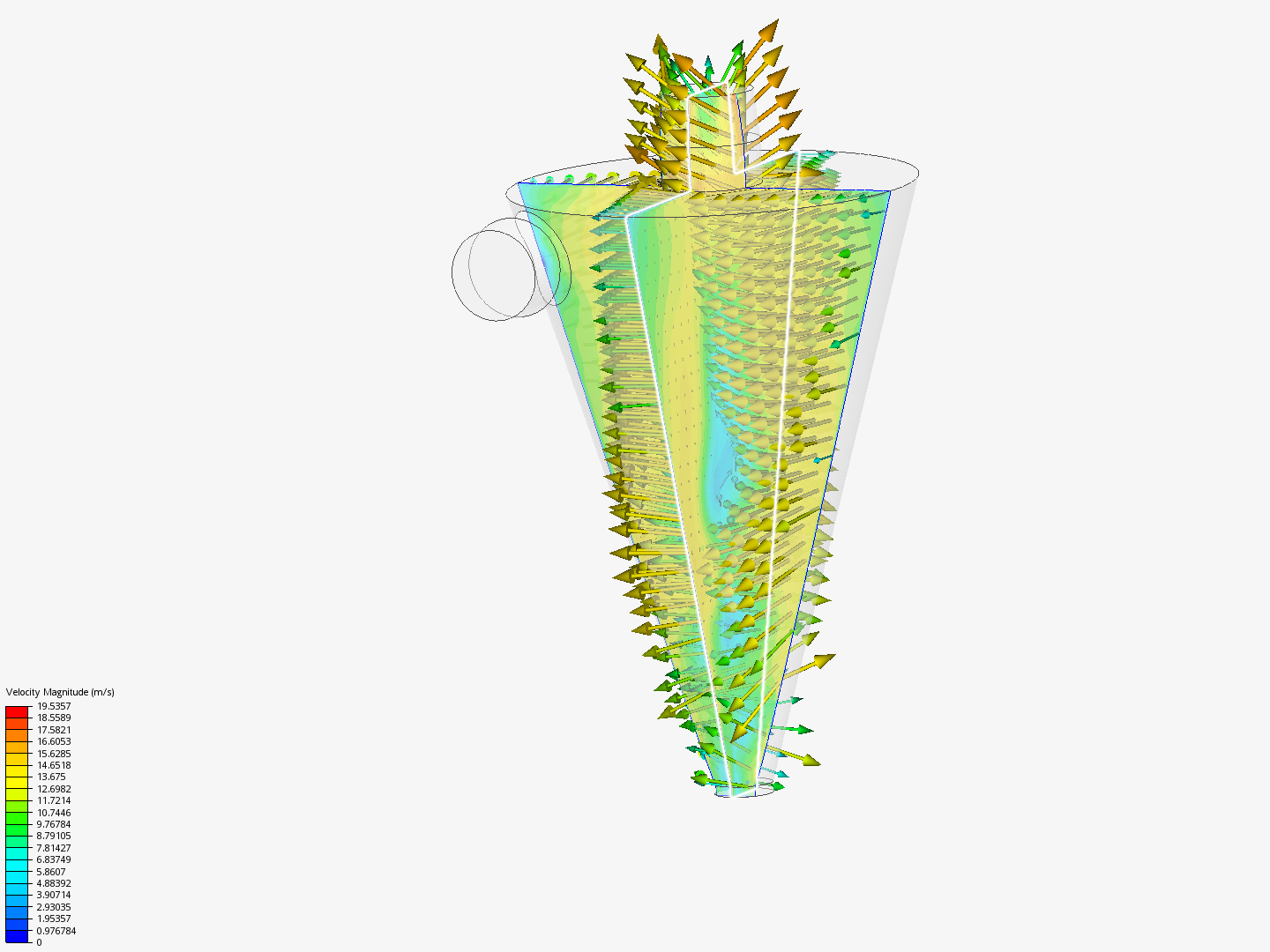 Cyclone seperator by zswain | SimScale...