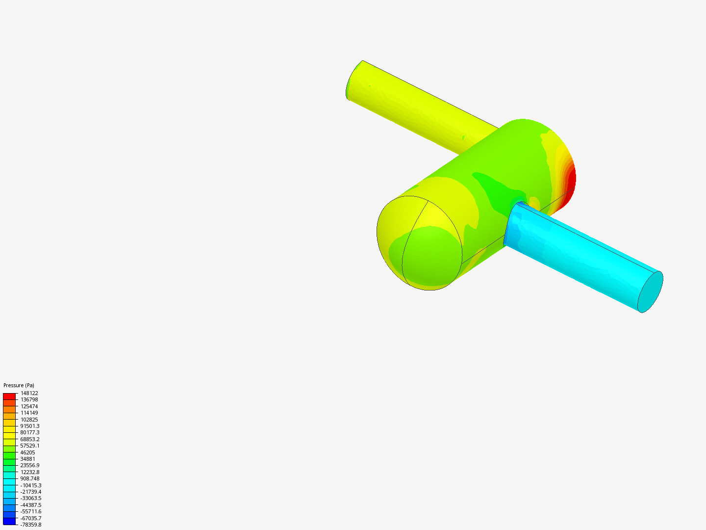 Air Manifold - Flow simulation image