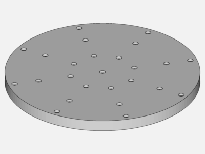 Big Round Plate Fixture by sattwiksuman | SimScale...