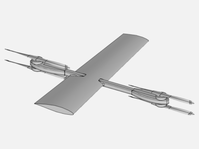 Wing with boom n prop by aofficial | SimScale