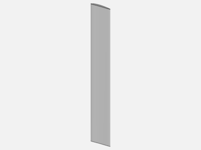 Laser 1 Dinghy Rudder by tbreithaupt | SimScale