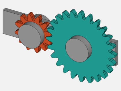 Gear Mesh Simulation by dmatodzi | SimScale
