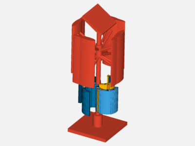 vertical axis turbine by Ronakdarjee | SimScale...