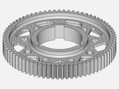 Gear Analysis by tvenugopal | SimScale