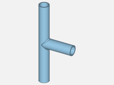 TEA Clogging TEE Junction by orkhanalizade | SimScale