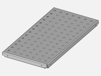 Sheet metal top plate for Platfrom by NearyDesigns42 | SimScale