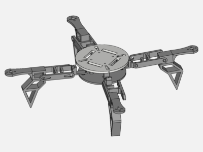 Drone-chassis by vpedapati | SimScale...