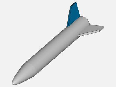 Model Rocket - CFD Simulation by goutahayet2 | SimScale