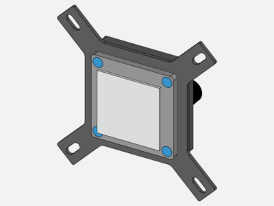 PC Liquid cooling system by xmogapi | SimScale