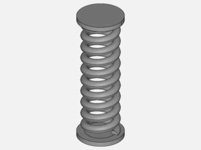 Helical Spring by 2208041 | SimScale...
