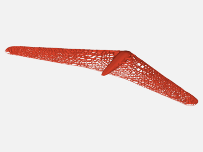 Dragonfly Structured Wing - CFD image