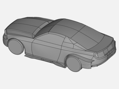 Aerodynamics of a futuristic car image