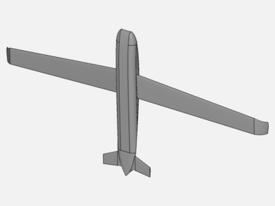 Simulation of a UAV image