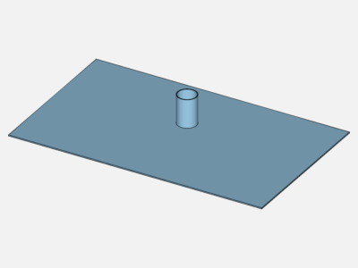 Nozzle Load on flat plate image