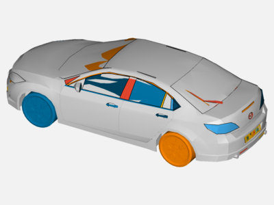 Mazda MAZDA6 Sport 2008 3D Model for Mirror tip vortex theory Updated for simscale image
