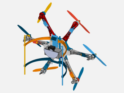 F550 S550 hexacopter vibration simulation - Copy image