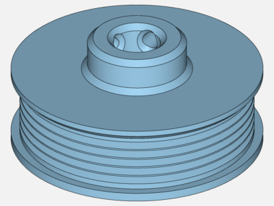 Pulley FEA image
