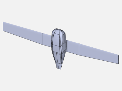 Fuselage wing flow simulation of rc aircraft image