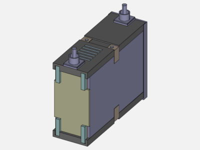 Thermal Management Tutorial: Battery Pack Cooling for a FSAE Car - CAD image