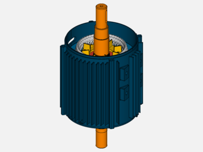Electric Motor Heat Transfer Simulation image