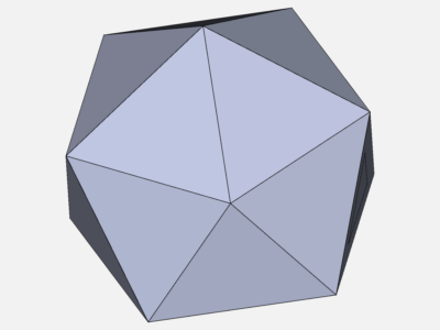 Solid Icosahedron CFD image