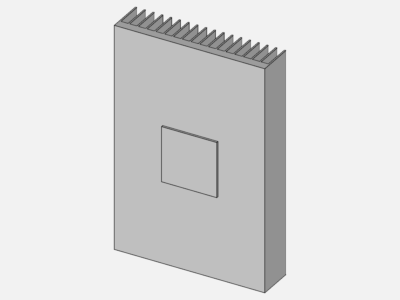 Heat transfer within a heat sink image
