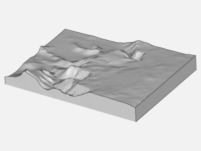 Wind Flow Analysis on a Complex Terrain image