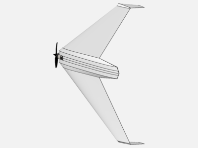 UAV wing CFD with propeller image