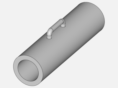 Parallel pipe - Flow simulation image