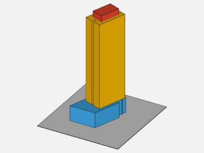 Heat column generation in high rise building image