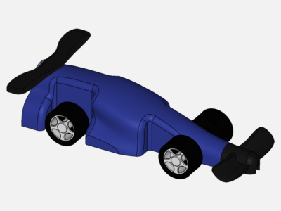 CDF Simulations of F1 in schools car image