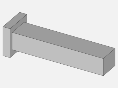 Static Structural  analysis in a Cantilever Beam image